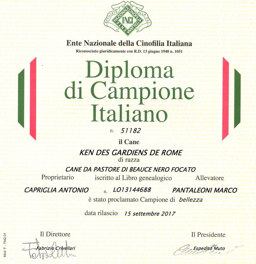 Des Gardiens De Rome - KEN DES GARDIENS DE ROME